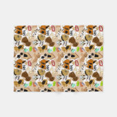 Puppies Fleece Deken (Voorkant (Horizontaal))