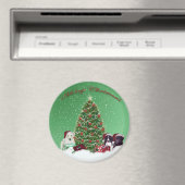 Puppies Magnet de Noël (In Situ (Lave-vaisselle))