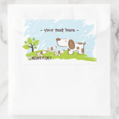 Puppies Organic Planet Stickers (Tas)