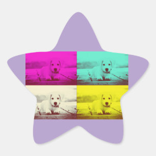 puppies schattig ster sticker