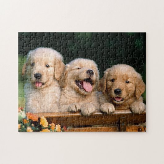 Puppies Spel Puzzle Legpuzzel (Horizontaal)