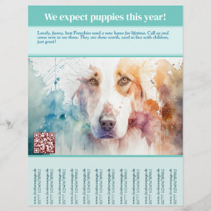 Puppies te koop flyer