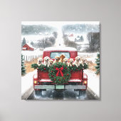 Puppies van de Golden Retriever Canvas Afdruk (Voorkant)