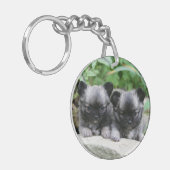 Puppies van Long Hazard Chihuahua Sleutelhanger (Voorkant Links)