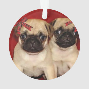 Puppies voor kerstbekers ornament