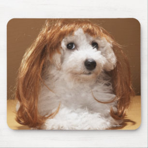 Puppus met ginger wig muismat