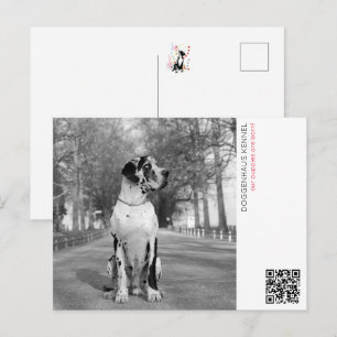 Puppy aankondiging briefkaart