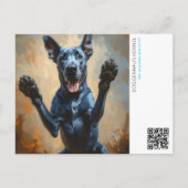 Puppy-aankondiging Briefkaart (Voorkant)