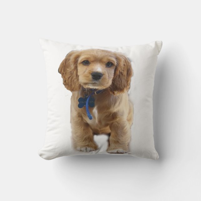 Puppy art kussen (Voorkant)