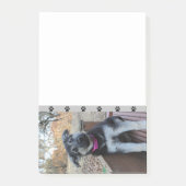 Puppy attend sur les Stairs Post-it Notes (Devant)