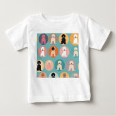 Puppy baby-shirt (Voorkant)