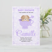 Puppy Baby Shower Invitation (Debout devant)