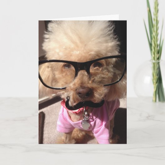 Puppy Birthday Kaart (Voorkant)