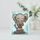 Puppy Briefkaart (Staand voorkant)
