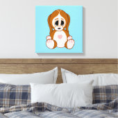 Puppy Canvas Afdruk (Insitu (Slaapkamer))