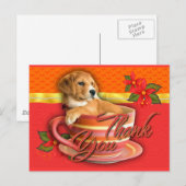 puppy card briefkaart (Voorkant / Achterkant)
