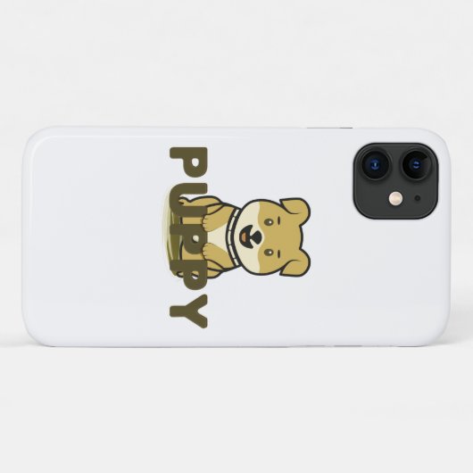Puppy Case-Mate iPhone Case (Achterkant (horizontaal))
