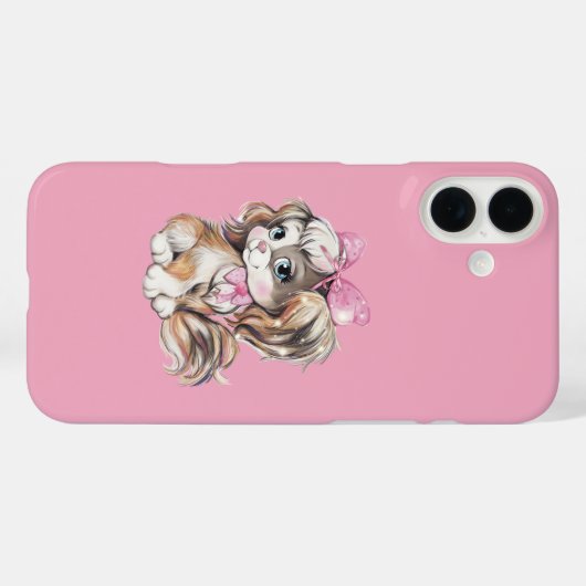 Puppy Case-Mate iPhone Case (Achterkant (horizontaal))