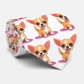 Puppy Charm -  Chihuahua Stropdas (Opgerold)