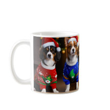 Puppy Christmas Cadeaux café Mug Holiday