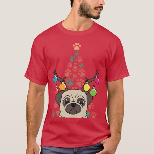 Puppy Christmas T-shirt (Voorkant)
