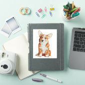 Puppy Corgi dog sticker (iPad Cover)