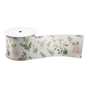 Puppy Dog Bloemen Lint