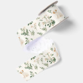 Puppy Dog Bloemen Lint (Achterkant)