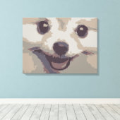 PUPPY DOG CANVAS AFDRUK (Insitu (Houten vloer))