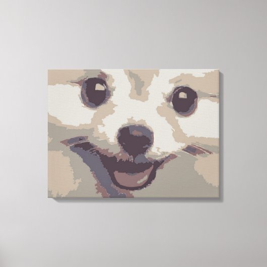 PUPPY DOG CANVAS AFDRUK (Voorkant)