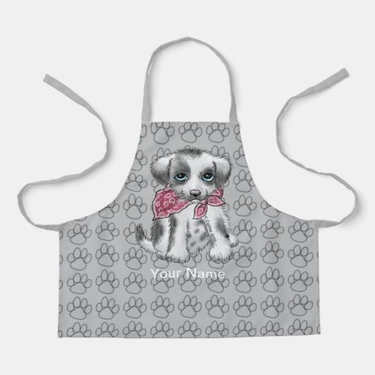 Puppy Dog Chef Schort (Voorkant)