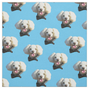 Puppy Dog Custom Foto Patroon Stof