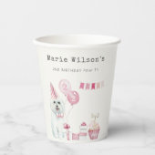 Puppy Dog elke dag van de leeftijd Papieren Bekers (Voorkant)