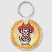 Puppy Dog Firefighter Sleutelhanger (Voorkant)