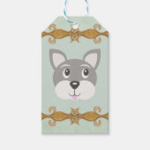 Puppy Dog Gift Label Cadeaulabel (Voorkant)