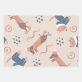 Puppy Dog Holiday of Birthday Wrapping Paper (Voorkant 2)