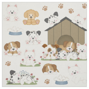 Puppy Dog House Stof