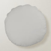 Puppy Dog Label Neutral Custom Rond Kussen (Achterkant)