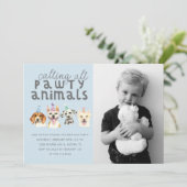 Puppy Dog Party Animals Kaart (Staand voorkant)