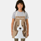 Puppy Dog Schattige Kinderkunst & Koken Schort (Insitu)