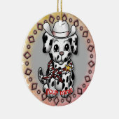 Puppy Dog Sheriff Keramisch Ornament (Rechts)