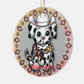 Puppy Dog Sheriff Keramisch Ornament (Links)