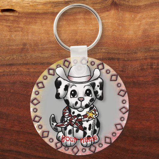 Puppy Dog Sheriff Sleutelhanger (Voorkant)