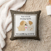 puppy dog staart.... waar zijn kleine jongens van  kussen (Deken)