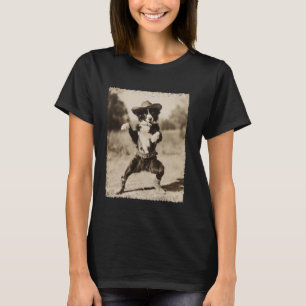 Puppy Dwaze Cowboy Grappige Hond Australische Herd T-shirt
