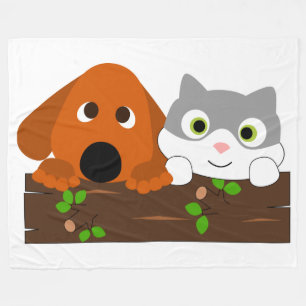 Puppy en Kitten Fleece Deken