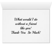 Puppy en Kitten Hartelijk dank (Binenzijde Horizontaal (Onderkant))