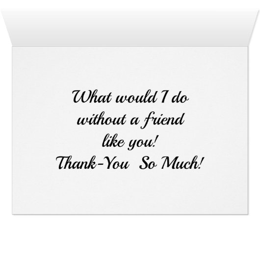 Puppy en Kitten Hartelijk dank (Binenzijde Horizontaal (Onderkant))