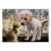 Puppy en Kitten Hartelijk dank (Voorkant Horizontaal)