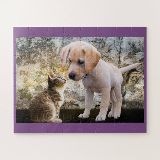 Puppy en Kitten Legpuzzel (Horizontaal)
